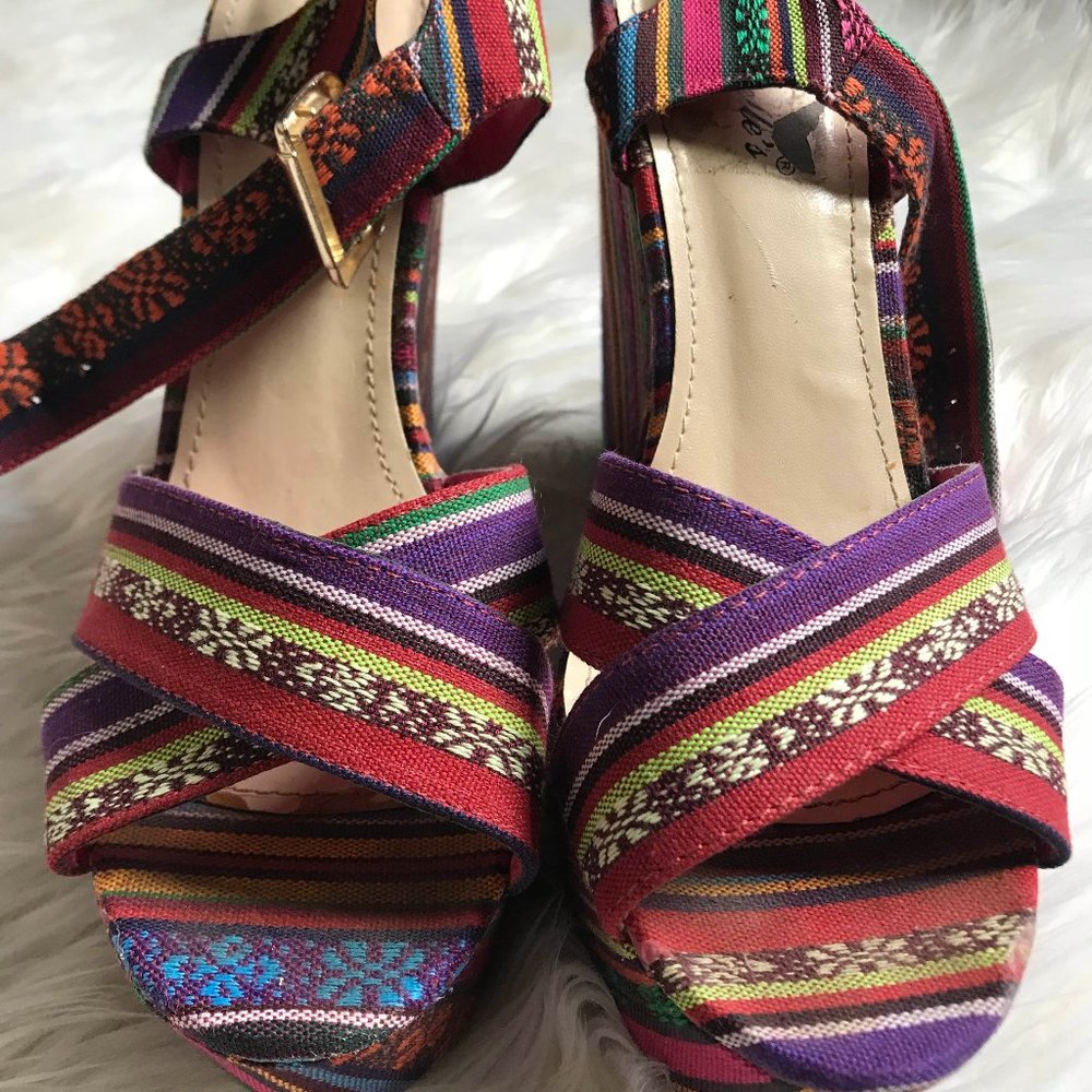 Fun High-Heel Summer Sandals
